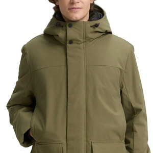 เสื้อโค้ทขนเป็ดผู้ชายแบบมีฮู้ด พิมพ์โลโก้ได้ตามต้องการ ราคาประหยัด - Product Image 5