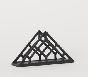 Heart Shape Black Coated Napkin <b>Holder</b> <b>Tissue</b> Dispenser Stand for <b>Kitchen</b> Hotel Restaurant Table Countertop Napkin <b>Holder</b> - Product Image 4