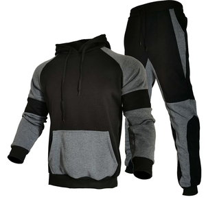 Ensemble de jogging unisexe surdimensionné avec logo personnalisé, design 2-en-1, 100% coton molletonné, sweat-shirt et pantalon de jogging, streetwear - Product Image 3