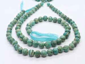 Perles rondes lisses en amazonite russe naturelle AAA, 8-9 mm, perles de pierres précieuses en amazonite naturelle, 13 pouces, perles rondes en amazonite naturelle - Product Image 5