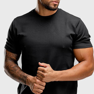Camisetas de Verano para Hombre de Alta Calidad, Corte Ajustado, Dobladillo Curvo, 100% Algodón, Manga Corta, Secado Rápido, Transpirables - Product Image 2