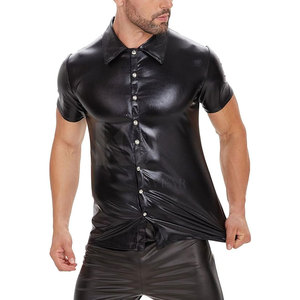 <b>Leather</b> <b>Shirts</b> Men Smooth Fabric Comfortable Fit Stylish Design Suitable For Daily Office And Evening Wear - Product Image 6