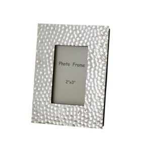 Cadre photo en métal The Metal Wave 12079, durable et léger, motif cuir, nickel antique, pour la décoration de la maison et du bureau - Cadeau de retour - Product Image 4