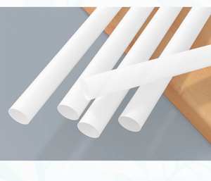 หลอด PLA จัมโบ้ห่อด้วยกระดาษ หลอด PLA แบบเอียง สำหรับดื่มชาไข่มุก ทำจากแป้งข้าวโพด สำหรับสมูทตี้ มิลค์เชค - Product Image 3
