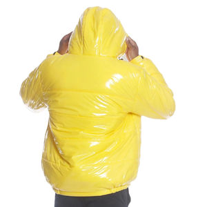 2026 Custom Wholesale Outdoor Light Warm Custom Logo Nylon Black Stand Collar Winter Thick Cotton Filled <b>Fleece</b> Jackets Unisex - Product Image 3