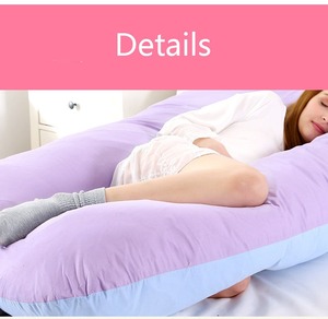 Almohada de Embarazo de Alta Calidad, Almohada de Lactancia Gruesa Especial para Dormir, Almohada de Masaje de Embarazo en Forma de U de Algodón - Product Image 5