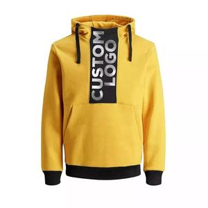 Sudadera con capucha para hombre, con logotipo bordado personalizado de alta calidad, talla grande, Color a juego - Product Image 5