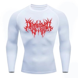 Camiseta de Compresión de Manga Larga con Protección UV y Logotipo Personalizado OEM, Sublimada, para Natación, Surf, MMA, BJJ, Ropa Deportiva - Product Image 6