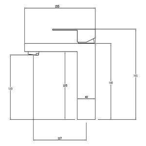 ก๊อกน้ำห้องน้ำสแตนเลสแบบก้านเดี่ยวสีดำด้าน T20 ก๊อกน้ำอ่างล้างหน้าแบบรูเดียว ไม่สามารถจัดส่งได้ในวันหยุดสุดสัปดาห์ - Product Image 2