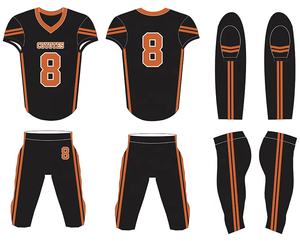 Ensemble de maillots de football américain personnalisés de haute qualité 2026, grande taille, manches courtes, imprimé, design confortable, entièrement personnalisable, vente en gros - Product Image 2