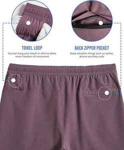 Shorts de sport décontractés pour hommes grande taille à logo frontal, séchage rapide, respirants, écologiques, pour fitness et entraînement – Prix usine - Product Image 4