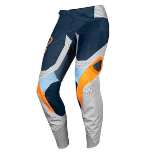 Pantalones de Motocicleta para Mujer, Diseño Nuevo, Bloques de Color Azul Marino, Naranja y Gris, Transpirables, de Spandex y Nailon, para Todas las Temporadas, Ropa de Carreras - Product Image 1