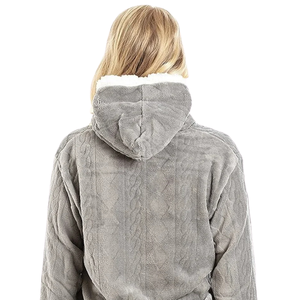 Women Plush Fleece Pullover Hoodie Tracksuit <b>Set</b> Relaxed Fit Trousers Soft Warm Casual Winter <b>Two</b> <b>Piece</b> <b>Lounge</b> Outfit - Product Image 4