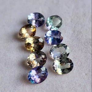 Tanzanita Natural de Calidad AAA+ con Color Bio, Corte Facetado de 5x4 a 7x9 mm, Gema Suelta para Joyería - Product Image 2