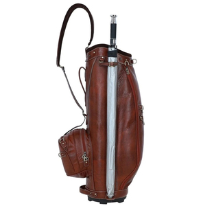 High Quality Custom Made Leather <b>Golf</b> Bag For Unisex Best Seller Lightweight Genuine Leather <b>Golf</b> Bags In Cheap Price - Product Image 6
