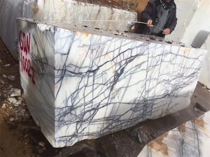 White Natural Marble Slab <b>Grey</b> Veined Marble Stone Surface Material for <b>Interior</b> Wall <b>Cladding</b> Flooring Countertop Use - Product Image 2