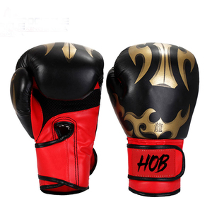 Guantes de Boxeo MMA para Adultos 2026, Negros y Rojos, de Alta Calidad, de Cuero, Antideslizantes, para Entrenamiento, Fabricante de Pakistán - Product Image 4