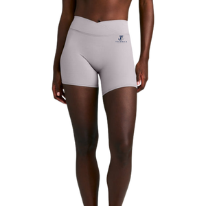 Shorts Deportivos de Cintura Alta para Mujer, con Cierre Cruzado, Suaves, Elásticos y Cómodos, para Fitness, Yoga, Gimnasio, Running, Entrenamiento y Ejercicio - Product Image 1