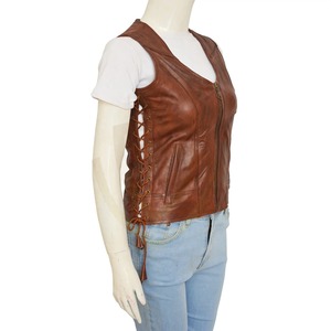 Chaleco de Cuero para Mujer, Transpirable, Cálido para Invierno, Uso Casual, Precio Razonable - Product Image 6