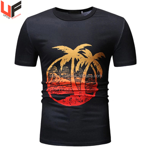 Camiseta con estampado personalizado para hombre y mujer, ropa con logotipo impreso, camiseta de 100 algodón, cantidad informal de seda 150 Gsm, 2 piezas, Unisex - Product Image 6