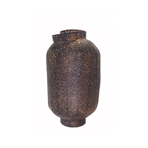 Vintage Metal <b>Hurricane</b> Cylindrical <b>Lantern</b> - Product Image 5