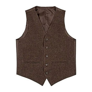 Chaqueta de Lana para Hombre con Logotipo Personalizado en la Parte Delantera, Impermeable, Corte Ajustado, Buena Calidad, Color y Talla Personalizables - Product Image 3