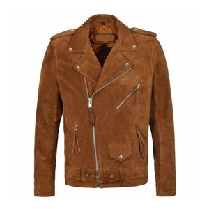 แจ็คเก็ตหนังแท้คุณภาพสูงสำหรับผู้หญิง แฟชั่น OEM เสื้อโค้ทแขนยาวสำหรับขี่มอเตอร์ไซค์ พร้อมซิปด้านหน้า - Product Image 1