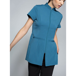 Camisetas de Spa Personalizadas, Transpirables, de Mezcla de Algodón, Poliéster y Spandex, con su Logotipo, Uniforme de Belleza para Adultos Unisex - Product Image 1