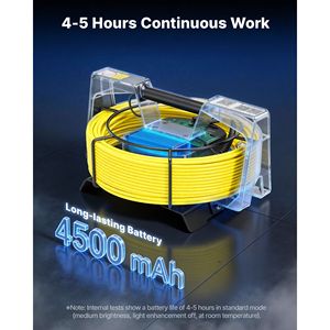 Endoscopio Industriale Wireless WiFi da 50m/164ft con Telecamera per Tubi di Scarico, 12 Luci LED e Protezione IP68 - Product Image 6