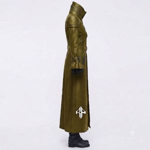 Nouvelle Tendance : Manteau Gothique Anti-rides en Cuir Véritable pour Femme à Manches Longues et Col Montant par RIVIAN ATLANTIC - Product Image 4