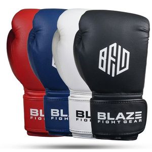 Guantes de Boxeo de Microfibra de Primera Calidad BLAZE FIGHT GEAR con Cierre de Gancho y Bucle para Soporte de Muñeca, para Entrenamiento de Sparring y Muay Thai - Product Image 6