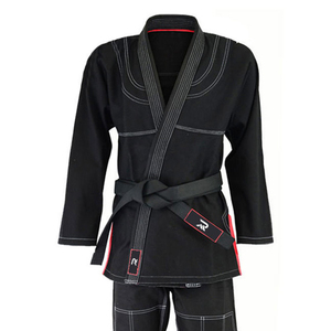 Kimono de BJJ Negro para Adultos, 100% Algodón, Duradero, Corte Regular, Unisex, Conjunto de Ropa para Artes Marciales - Product Image 4