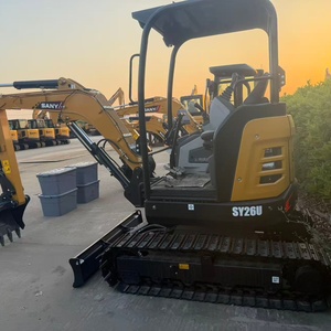 Mini-excavatrice sur chenilles Sany Sy26U de marque chinoise, neuve, 2,6 tonnes, moteur Yanmar, modèle 2026, pompe à engrenages PLC et roulement - Product Image 1