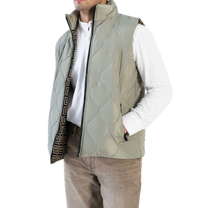 Men Fashion Sleeveless Puffer Vest Winter Quilted Warm Lightweight Body <b>Warmer</b> Outdoor Casual Jacket OEM Supplier - Product Image 3