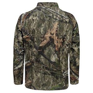 Digital Sublimation Stretch Material <b>Camo</b> Crew Long Sleeve Waterproof Windproof Hunting Shirts Wholesale Custom Resistant - Product Image 6