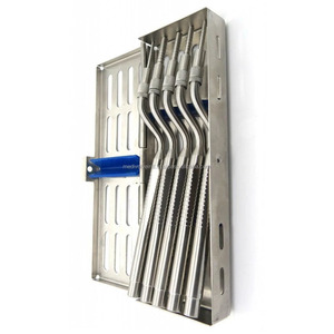 Kit de Osteótomos para Levantamiento de Senos, Juego de 5 Puntas Cóncavas Desviadas, Instrumentos para Implantes Dentales, Instrumentos Quirúrgicos CE ISO, Proveedor Mayorista - Product Image 1