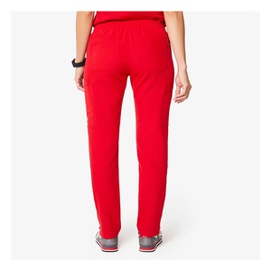 Vibrant Red CustomMedPro High Quality 65% Polyester 35% Cotton Fabric Scrub Suits Comfortable and Durable Providing Confidence - Product Image 2