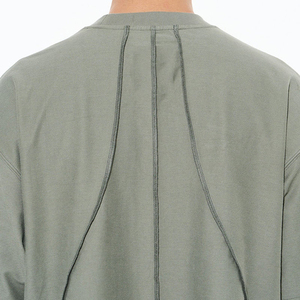 T-shirt unisexe respirant à manches courtes, style tendance 2026, coupe classique, 100 % coton, effet délavé vintage, avec logo personnalisé - Product Image 2