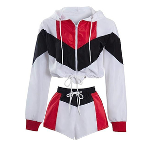 Ensemble survêtement coupe-vent imperméable pour homme avec logo personnalisé, veste et pantalon réfléchissants, streetwear, vêtements techniques, OEM en gros - Product Image 2