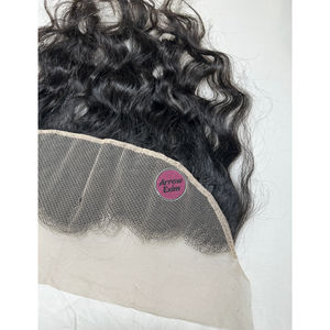 Frontal de Encaje Remy Indio Natural Rizado con 150% de Densidad y Doble Nudo - Product Image 3