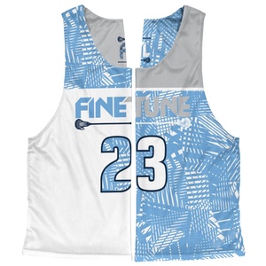 OEM Design personnalisé sublimé réversible Lacrosse Pinnies 100% polyester respirant adulte/jeunesse Lacrosse personnalisé porte - Product Image 5