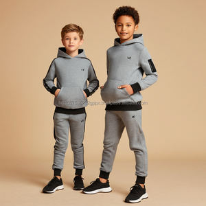 Sweat-shirt à capuche en coton tricoté décontracté et élégant pour garçons, anti-rétrécissement, imprimé, fabriqué au Bangladesh pour enfants - Product Image 6