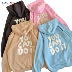 Logo personnalisé poids lourd coton femmes coupe régulière solide à manches longues polaire anti-rides à capuche décontracté col rond pull - Product Image 5