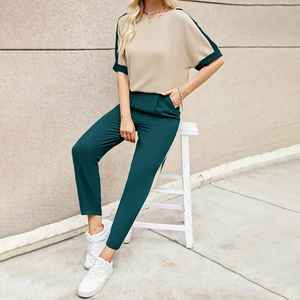 Ensemble d'été pour femmes, élégant, respirant, léger, décontracté, chic, tendance, confortable, doux, design moderne - Product Image 3