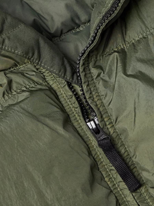 Veste coupe-vent à capuche pour homme, couleur moutarde, imperméable, fermeture éclair, décontractée, pour l'extérieur, coupe classique, couleur unie, en polyester - Product Image 6
