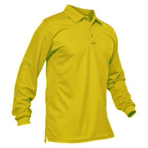 Camiseta de golf con cuello alto y estampado para hombre, polo deportivo de color liso personalizado, transpirable y de manga larga. - Product Image 3