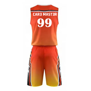Uniformes de Baloncesto Sublimados Personalizados 100% Poliéster, Conjuntos de Tallas Grandes con Características Transpirables y Cálidas, Opciones de Logotipo Personalizado - Product Image 2