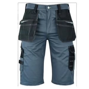 Shorts de travail utilitaires pour hommes, nouveau design – Cordura durable ®   Shorts de travail renforcés avec poches multi-outils, vêtements de travail industriels - Product Image 2
