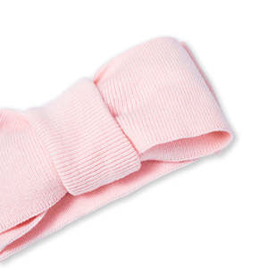 Kids Bowknot <b>Headband</b> 100% Cotton Custom Packaging Solid Color Hairband Manufacturer Export Quality Baby Bow Headwrap 110cm - Product Image 4
