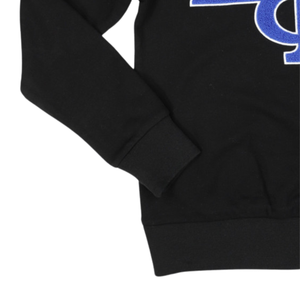 Sweat-shirt à col rond noir Zeta Phi Beta, broderie de lettres en chenille ZPB, pull en polaire premium pour femmes, vêtements décontractés - Product Image 4